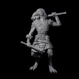 Challenging Kenku Barbarian Miniature for Dungeons and Dragons, Pathfinder or other TTRPGs