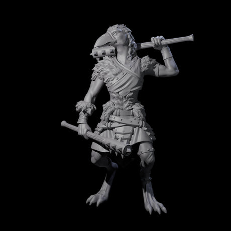 Challenging Kenku Barbarian Miniature for Dungeons and Dragons, Pathfinder or other TTRPGs