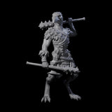 Challenging Kenku Barbarian Miniature for Dungeons and Dragons, Pathfinder or other TTRPGs
