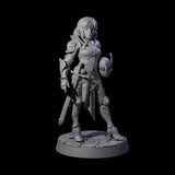 Champion of the Guard Miniature for Dungeons and Dragons, Pathfinder or other TTRPGs