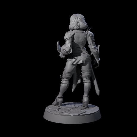 Champion of the Guard Miniature for Dungeons and Dragons, Pathfinder or other TTRPGs