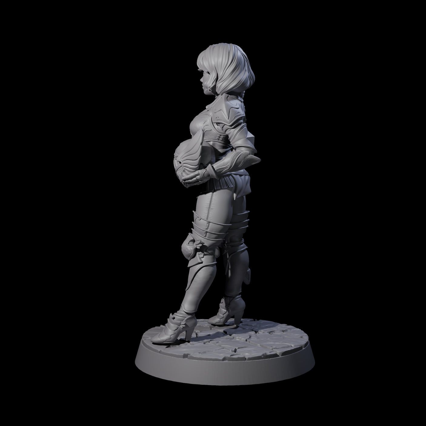 Champion of the Guard Miniature for Dungeons and Dragons, Pathfinder or other TTRPGs