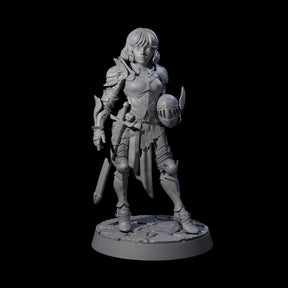 Champion of the Guard Miniature for Dungeons and Dragons, Pathfinder or other TTRPGs