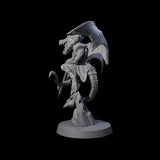 Charged Winged Kobold B Miniature for Dungeons and Dragons, Pathfinder or other TTRPGs