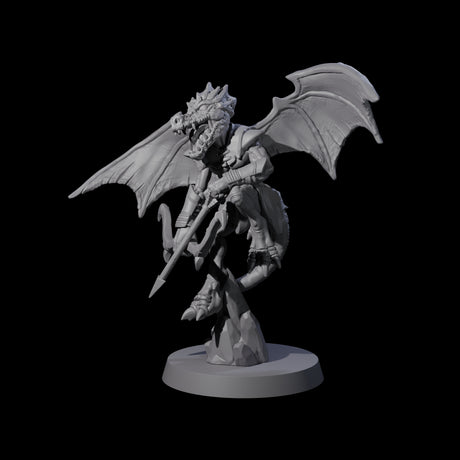Charged Winged Kobold B Miniature for Dungeons and Dragons, Pathfinder or other TTRPGs