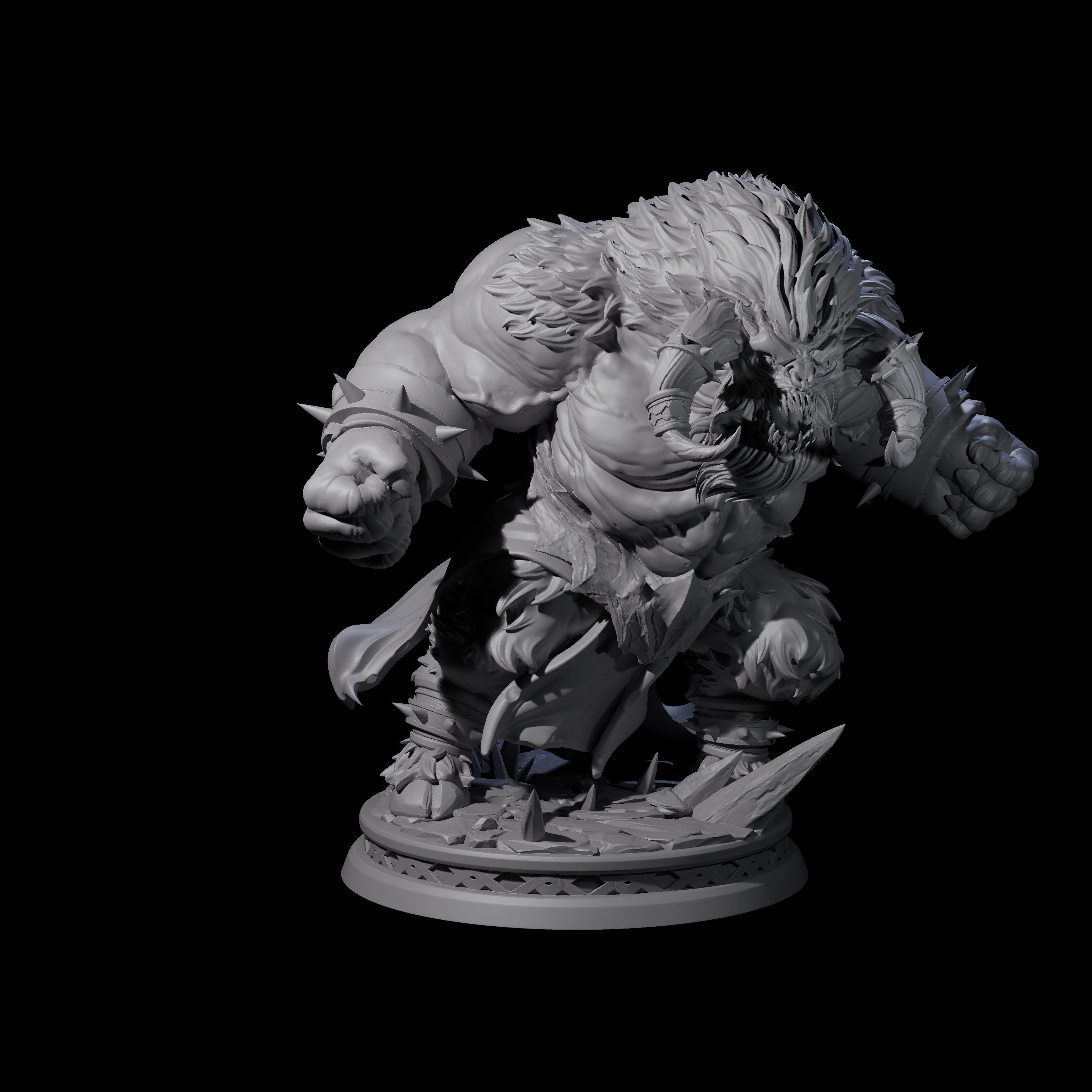 Charging Balor-Kin Miniature for Dungeons and Dragons, Pathfinder or other TTRPGs