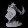 Charging Crocodile Lizardfolk Soldier B Miniature for Dungeons and Dragons, Pathfinder or other TTRPGs
