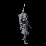 Charging Gnome Barbarian Miniature for Dungeons and Dragons, Pathfinder or other TTRPGs
