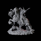 Charging Hellknight A Miniature for Dungeons and Dragons, Pathfinder or other TTRPGs