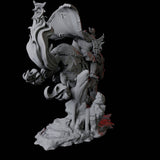 Charging Hellknight C Miniature for Dungeons and Dragons, Pathfinder or other TTRPGs