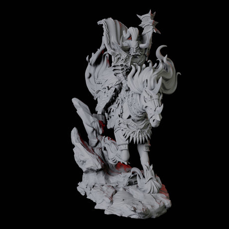 Charging Hellknight C Miniature for Dungeons and Dragons, Pathfinder or other TTRPGs