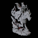 Charging Hellknight C Miniature for Dungeons and Dragons, Pathfinder or other TTRPGs