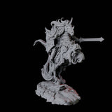 Charging Hellknight D Miniature for Dungeons and Dragons, Pathfinder or other TTRPGs