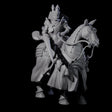 Charging Joust Knight Miniature for Dungeons and Dragons, Pathfinder or other TTRPGs