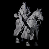 Charging Joust Knight Miniature for Dungeons and Dragons, Pathfinder or other TTRPGs