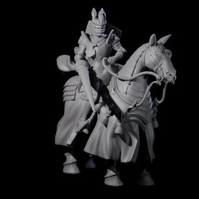 Charging Joust Knight Miniature for Dungeons and Dragons, Pathfinder or other TTRPGs