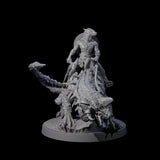 Charging Kobold on Drake A Miniature for Dungeons and Dragons, Pathfinder or other TTRPGs