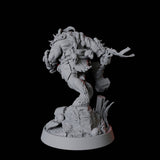 Charging Minotaur Miniature for Dungeons and Dragons, Pathfinder or other TTRPGs