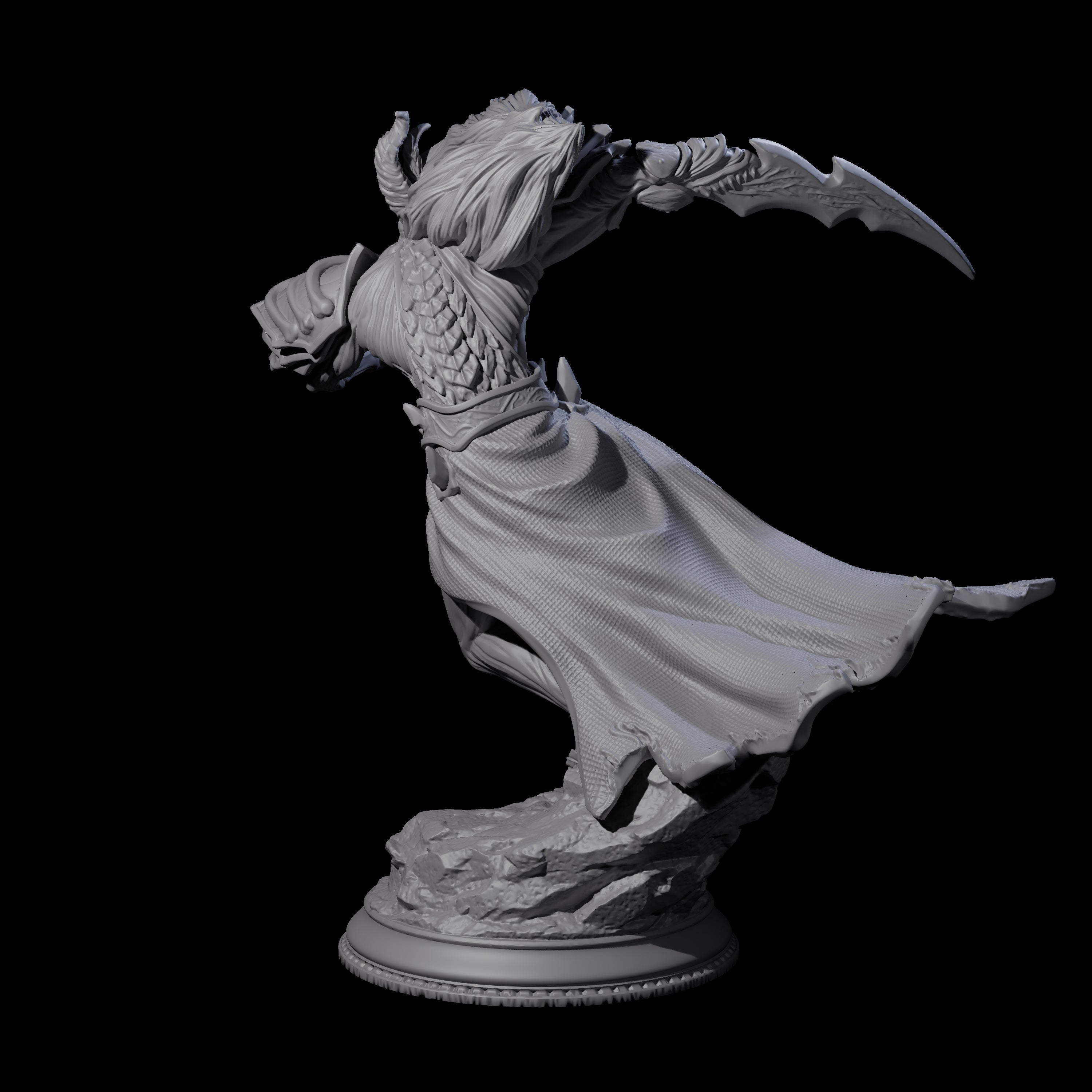 Charging Seraptis Miniature for Dungeons and Dragons, Pathfinder or other TTRPGs