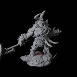 Charging Slaver Demon B Miniature for Dungeons and Dragons, Pathfinder or other TTRPGs