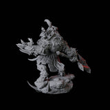 Charging Slaver Demon B Miniature for Dungeons and Dragons, Pathfinder or other TTRPGs