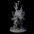 Charging War Triceratops Miniature for Dungeons and Dragons, Pathfinder or other TTRPGs