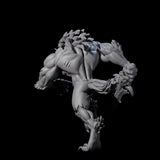 Charging Werewolf Miniature for Dungeons and Dragons, Pathfinder or other TTRPGs