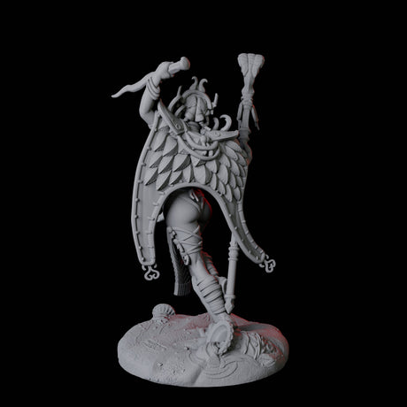 Charming Snake Sorceress Miniature for Dungeons and Dragons, Pathfinder or other TTRPGs