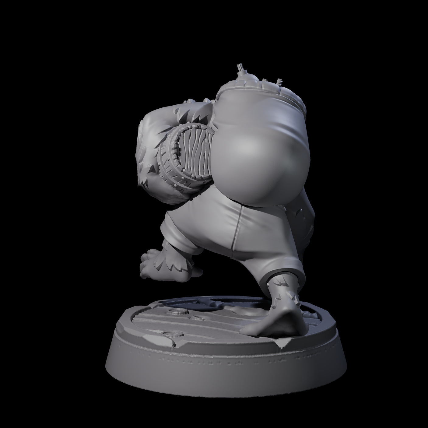 Cheeky Ape Powder Monkey Miniature for Dungeons and Dragons, Pathfinder or other TTRPGs
