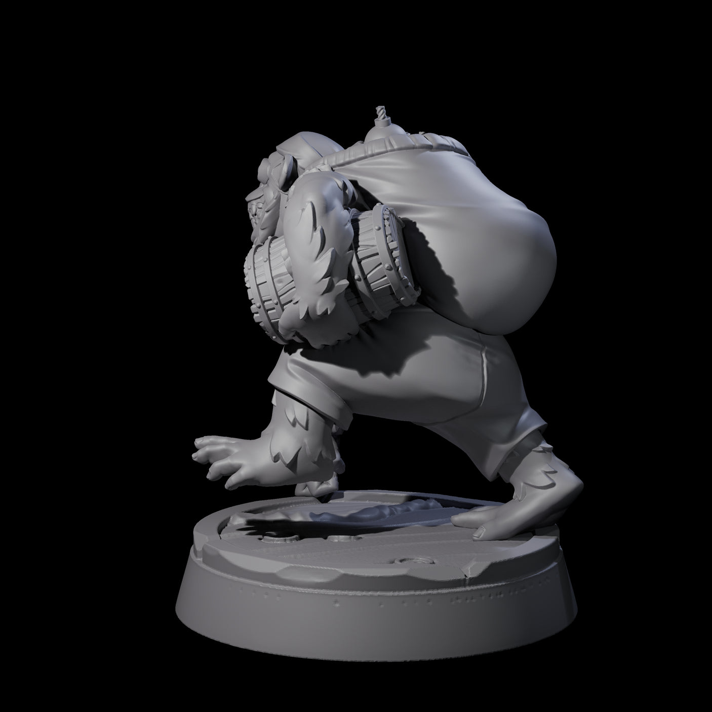Cheeky Ape Powder Monkey Miniature for Dungeons and Dragons, Pathfinder or other TTRPGs