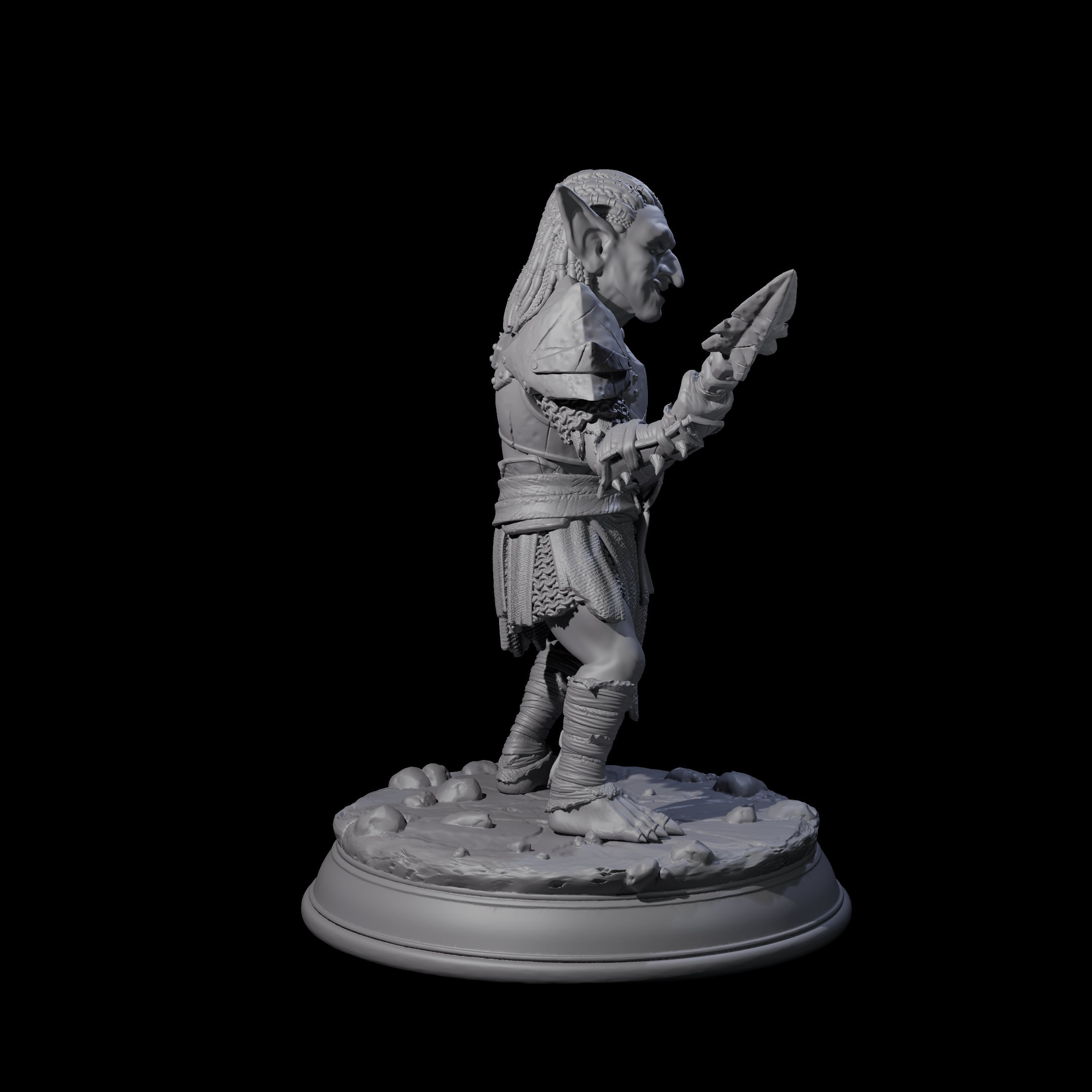 Cheeky Goblin B Miniature for Dungeons and Dragons, Pathfinder or other TTRPGs