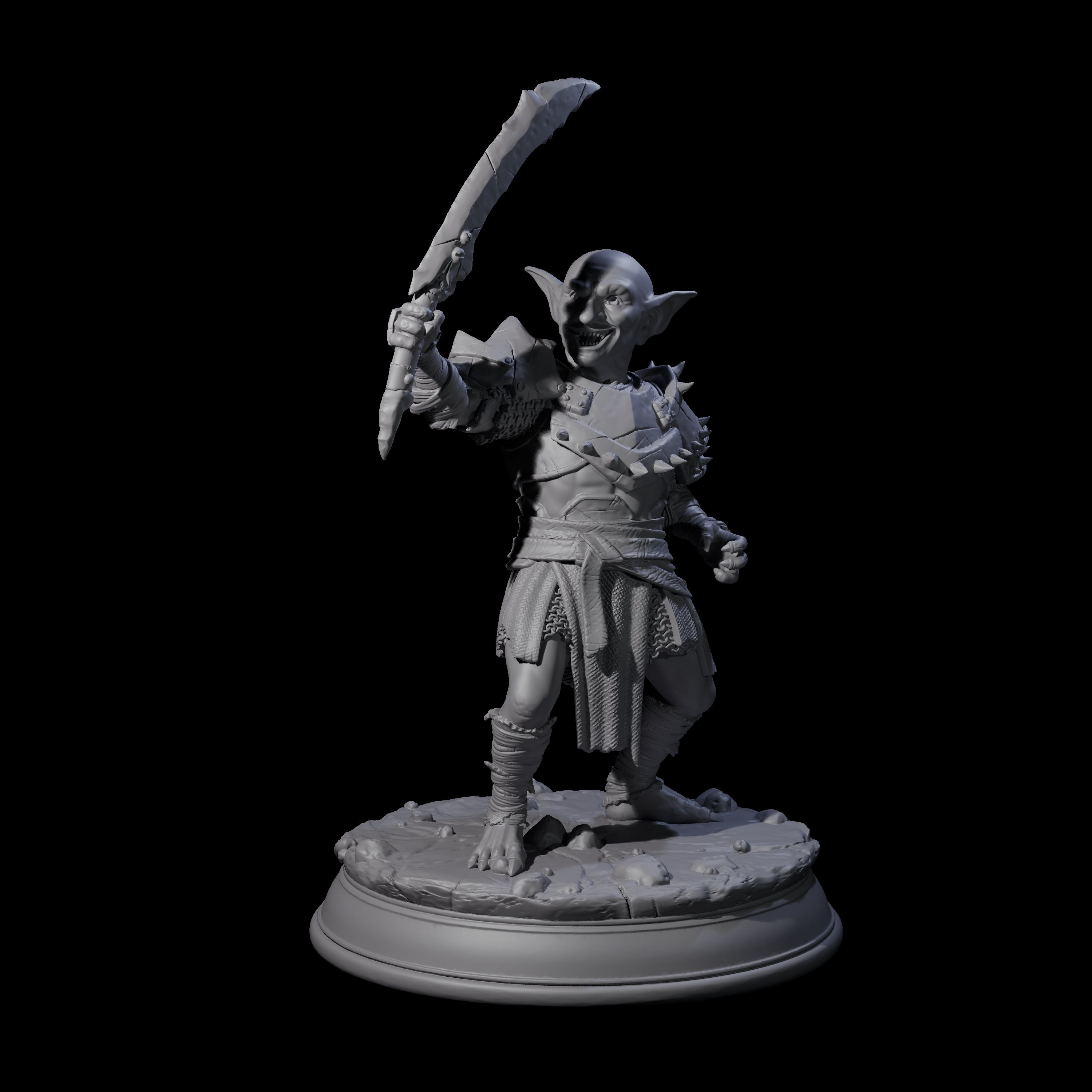 Cheeky Goblin C Miniature for Dungeons and Dragons, Pathfinder or other TTRPGs