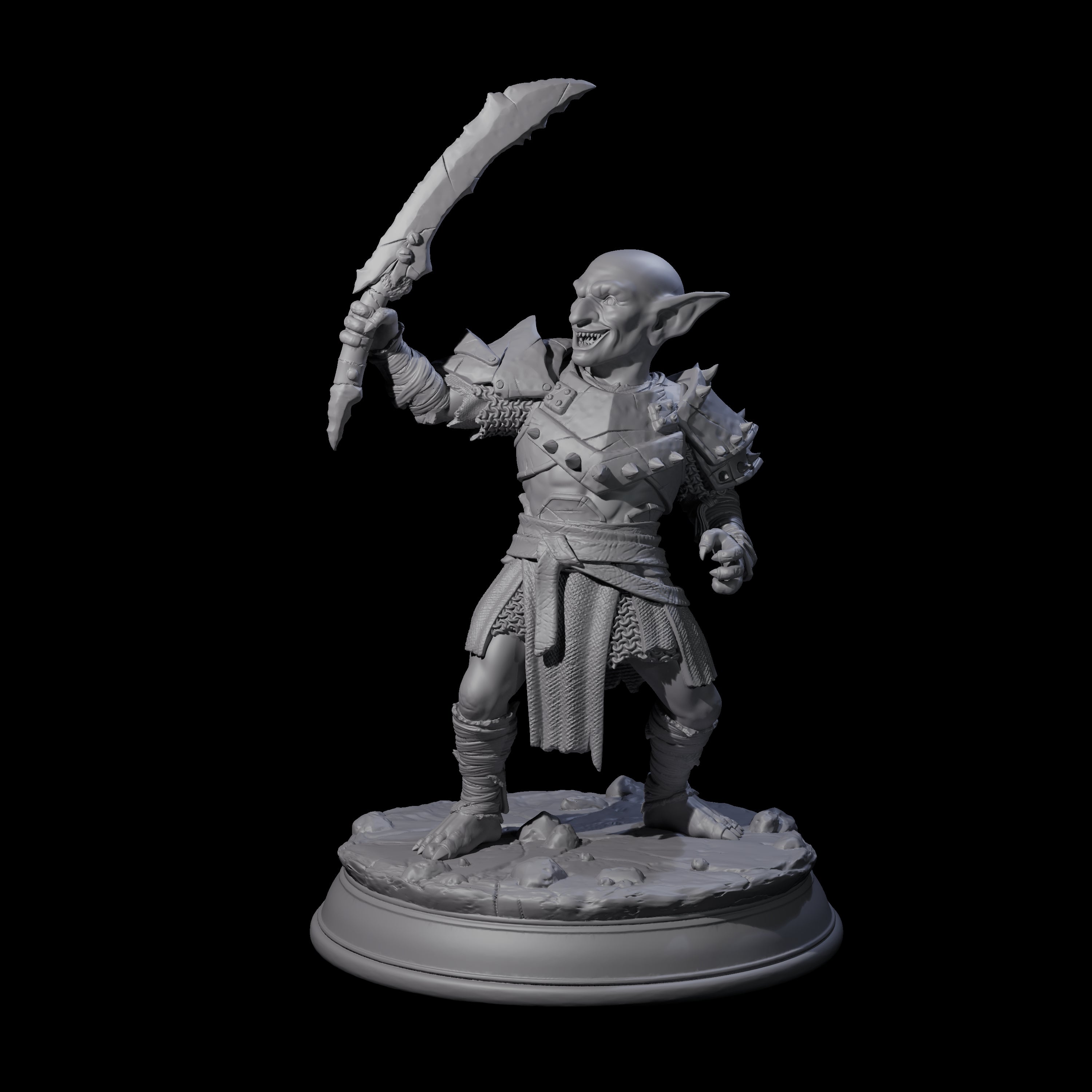 Cheeky Goblin C Miniature for Dungeons and Dragons, Pathfinder or other TTRPGs