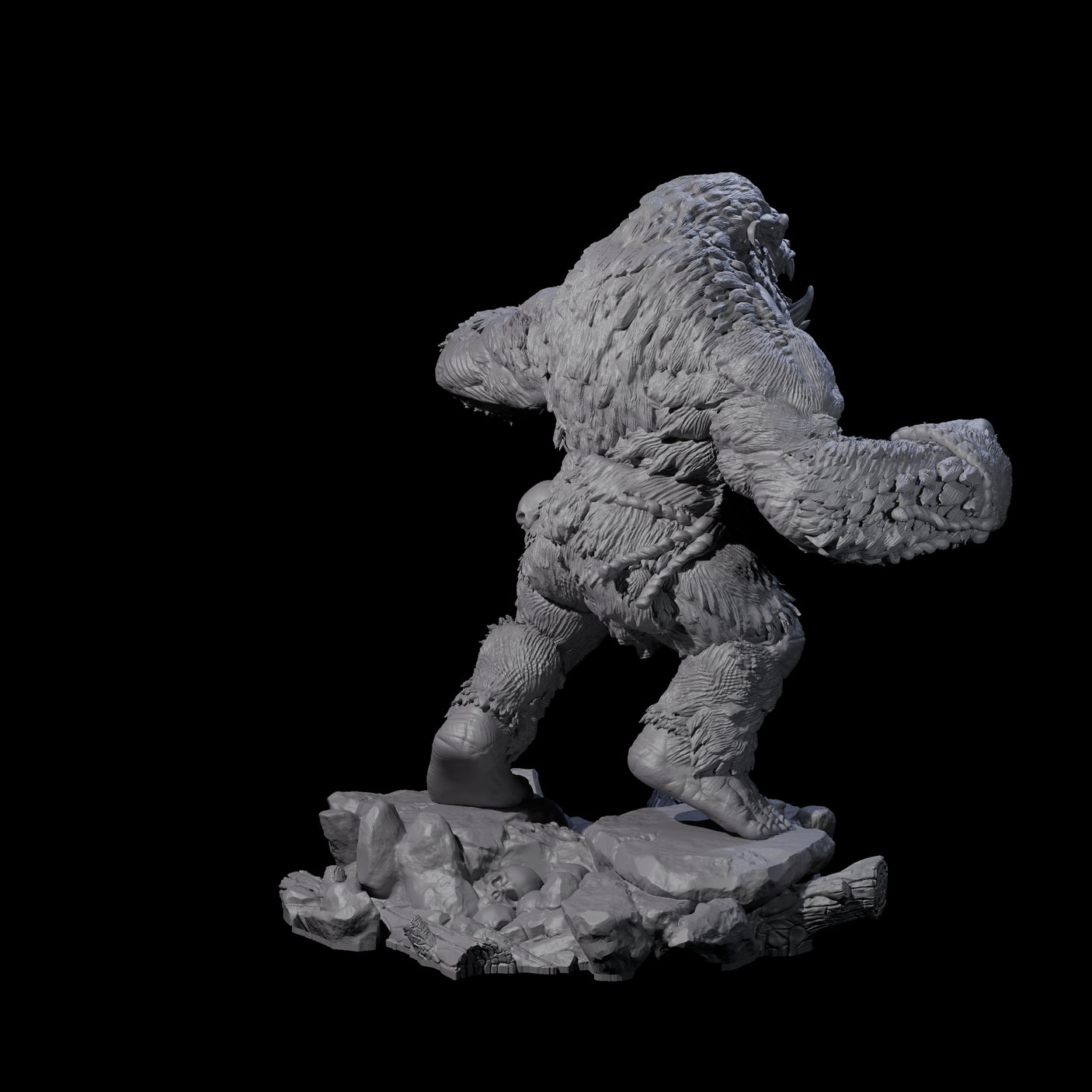 Chest Thumping Barlgura A Miniature for Dungeons and Dragons, Pathfinder or other TTRPGs