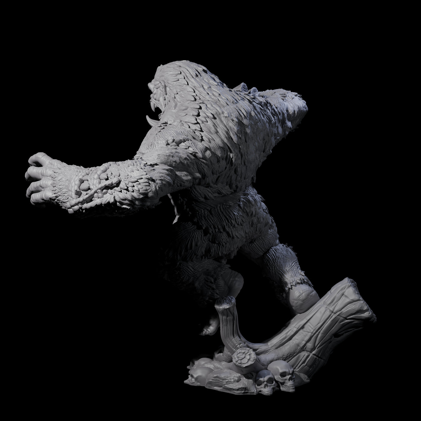 Chest Thumping Barlgura B Miniature for Dungeons and Dragons, Pathfinder or other TTRPGs