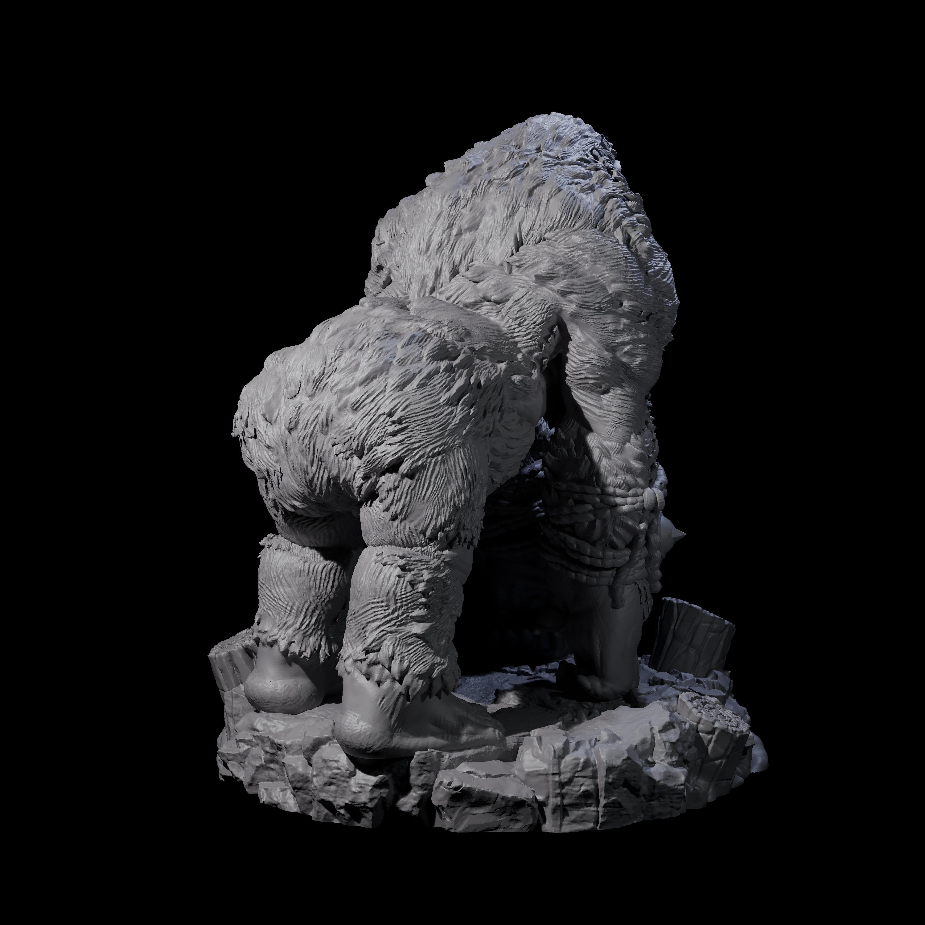 Chest Thumping Barlgura C Miniature for Dungeons and Dragons, Pathfinder or other TTRPGs