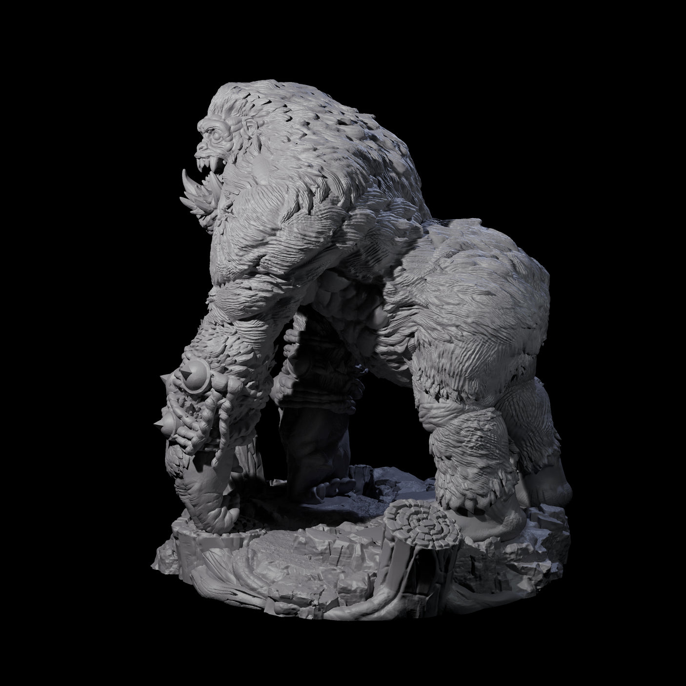 Chest Thumping Barlgura C Miniature for Dungeons and Dragons, Pathfinder or other TTRPGs