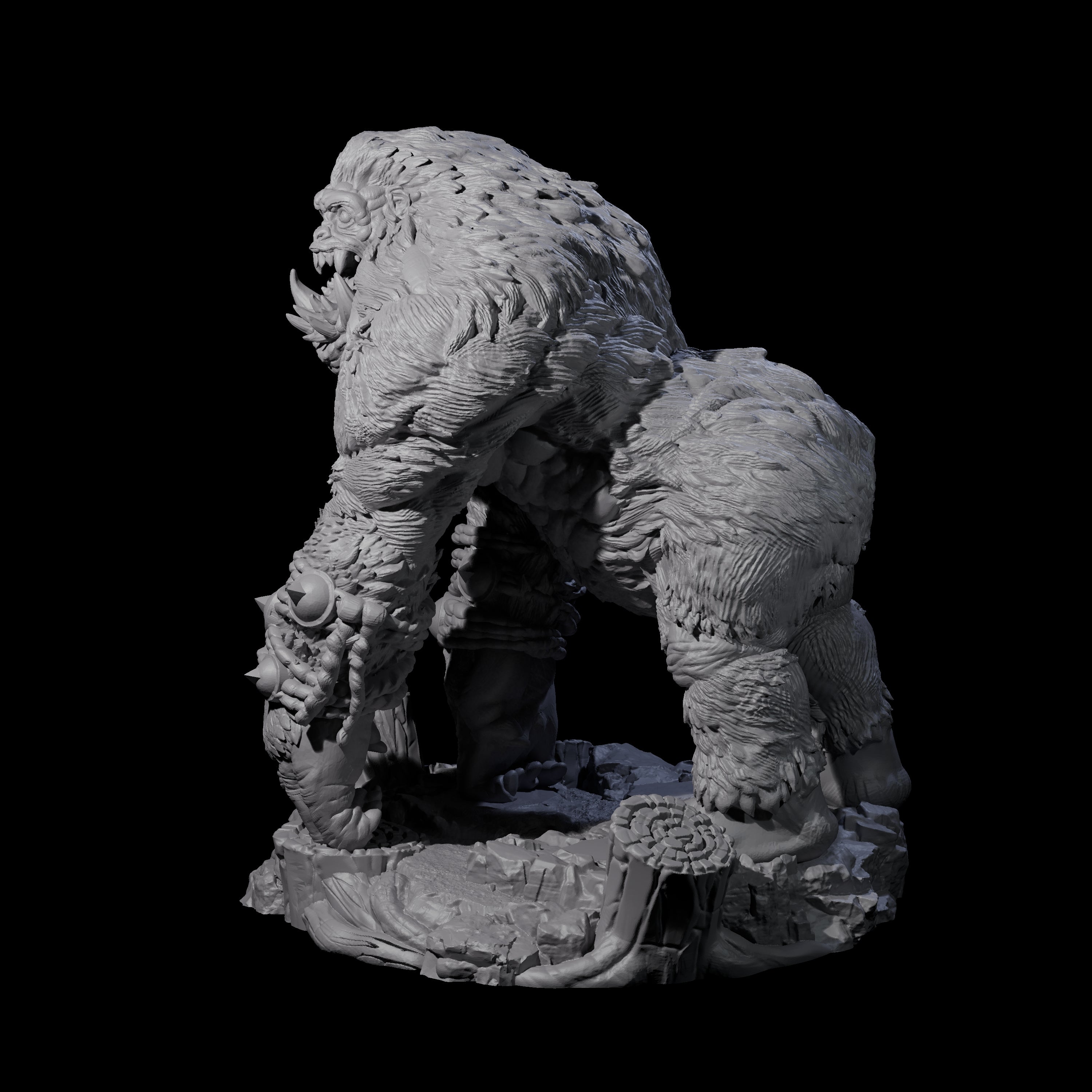 Chest Thumping Barlgura C Miniature for Dungeons and Dragons, Pathfinder or other TTRPGs