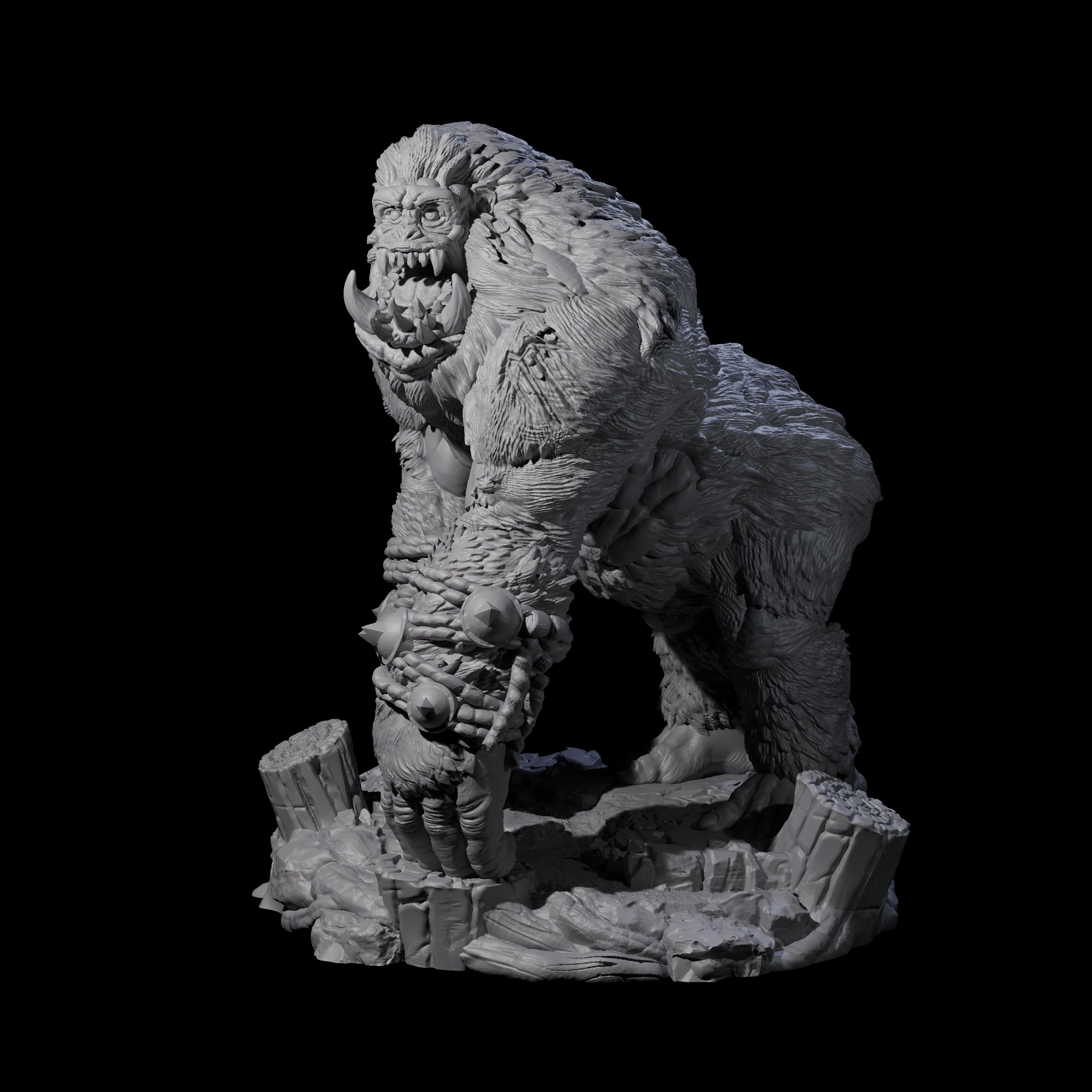 Chest Thumping Barlgura C Miniature for Dungeons and Dragons, Pathfinder or other TTRPGs