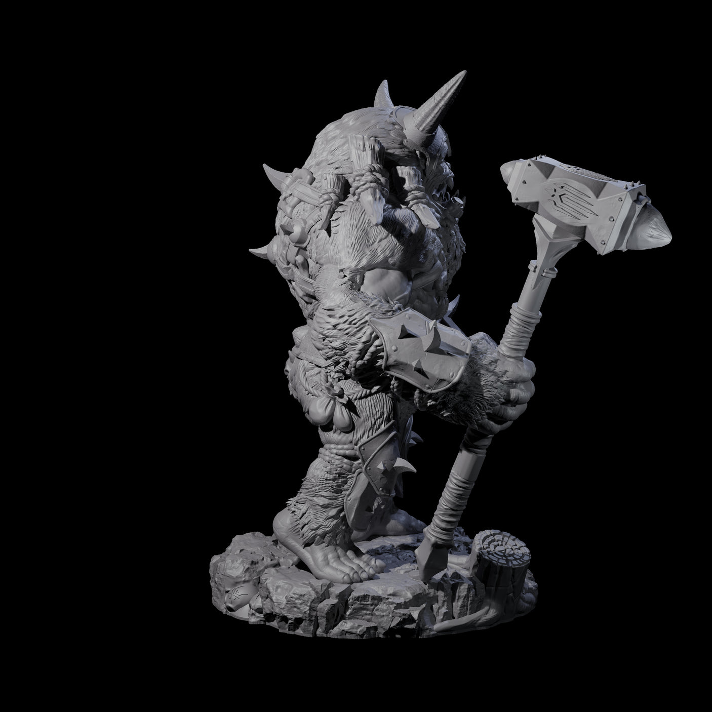 Chest Thumping Barlgura D Miniature for Dungeons and Dragons, Pathfinder or other TTRPGs