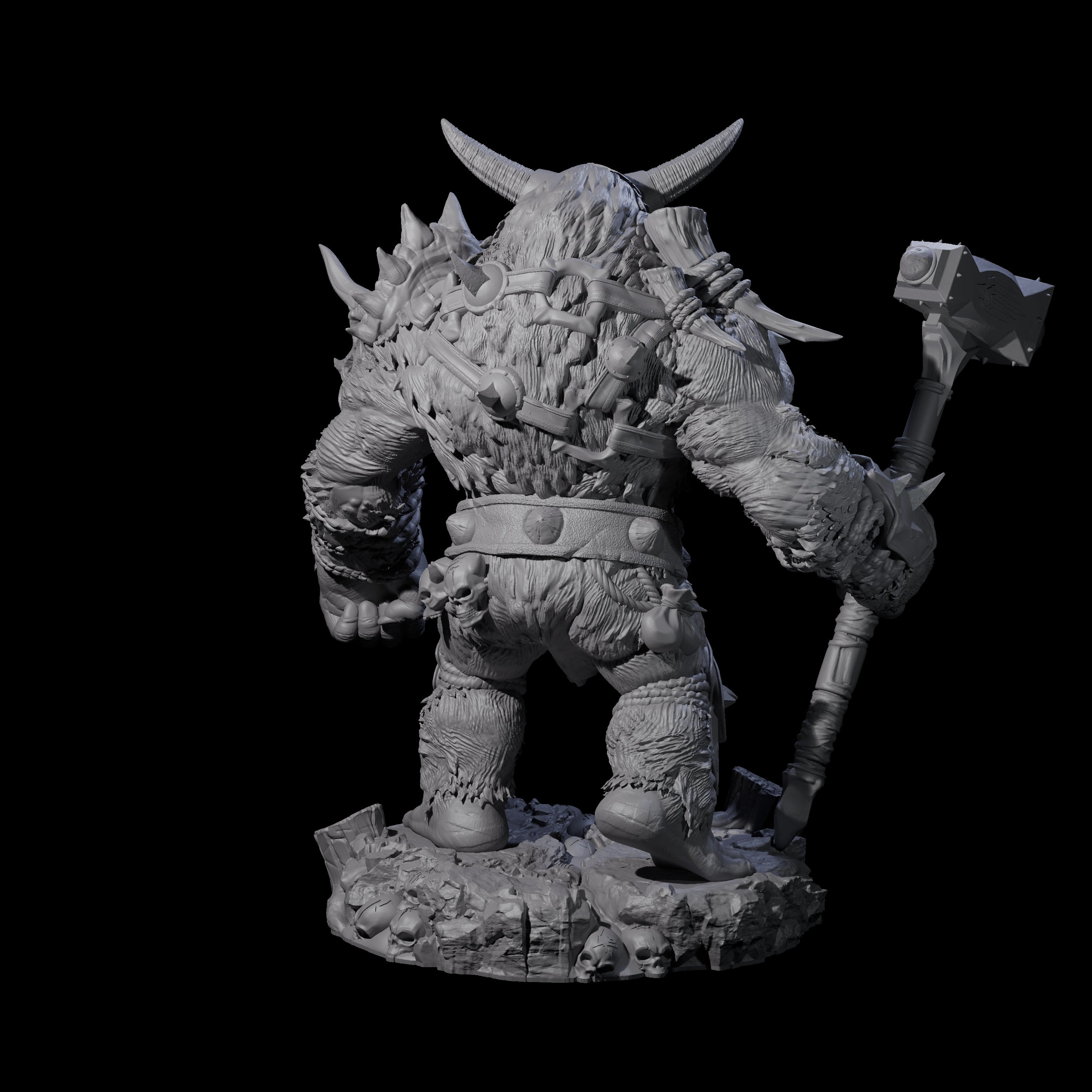 Chest Thumping Barlgura D Miniature for Dungeons and Dragons, Pathfinder or other TTRPGs