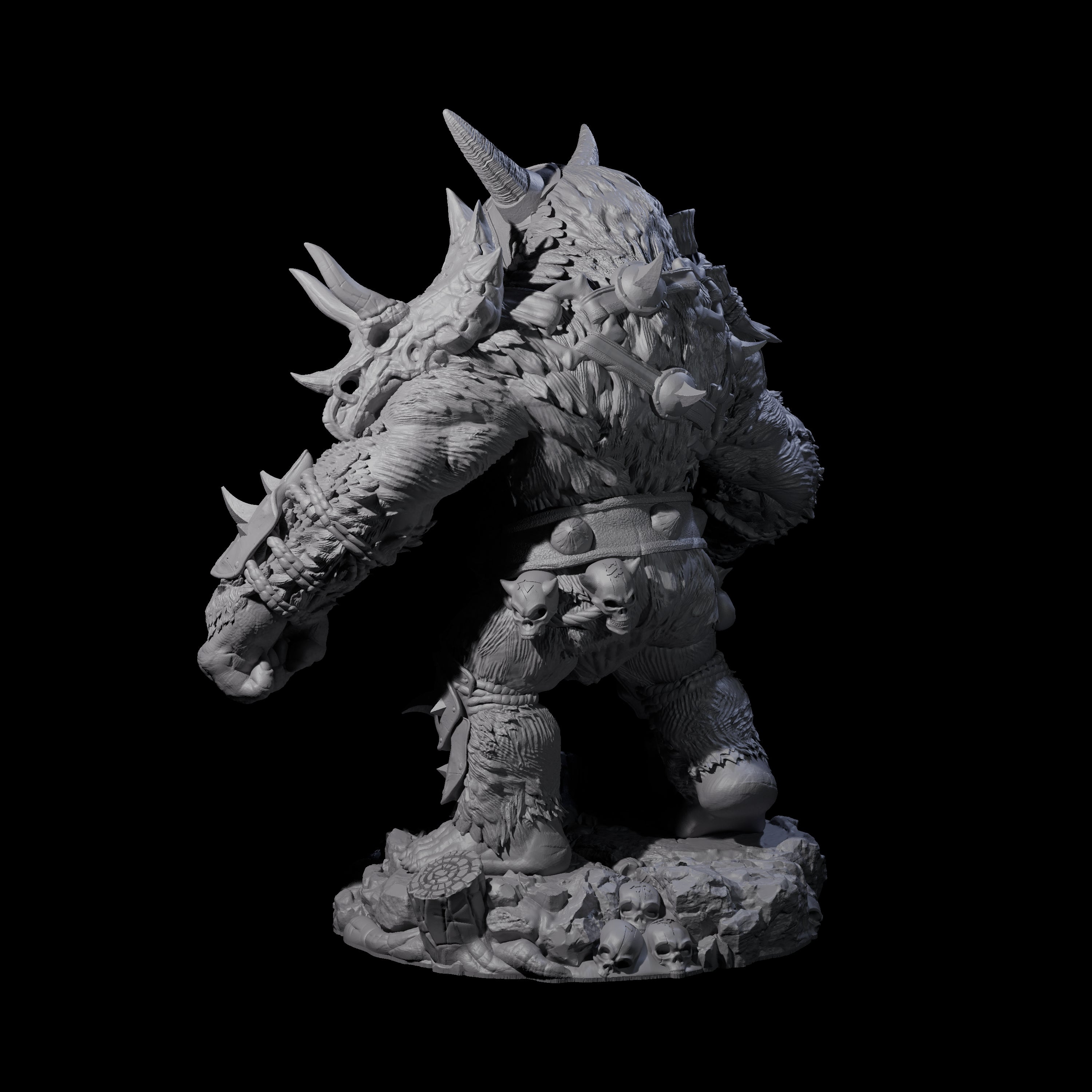 Chest Thumping Barlgura D Miniature for Dungeons and Dragons, Pathfinder or other TTRPGs