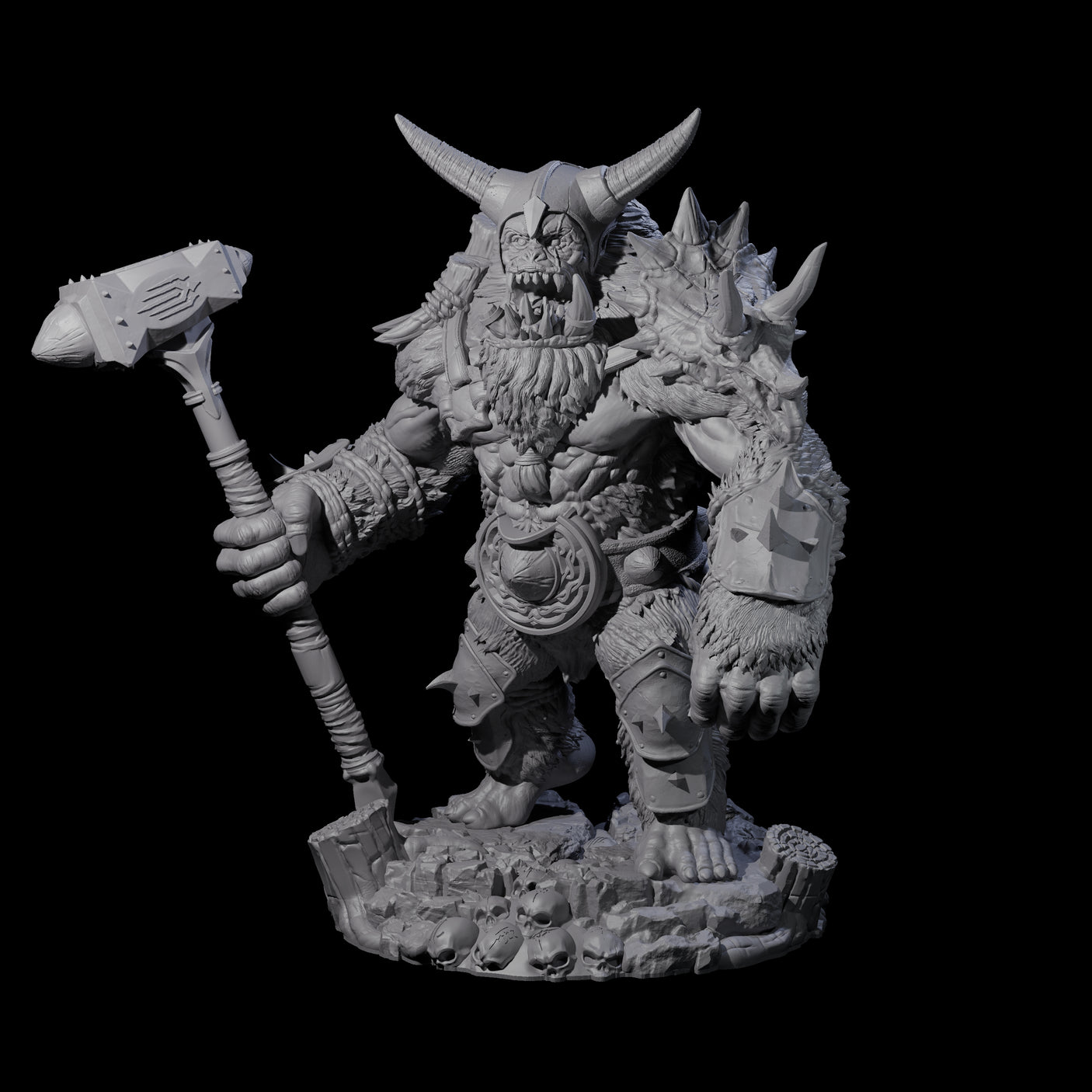 Chest Thumping Barlgura D Miniature for Dungeons and Dragons, Pathfinder or other TTRPGs