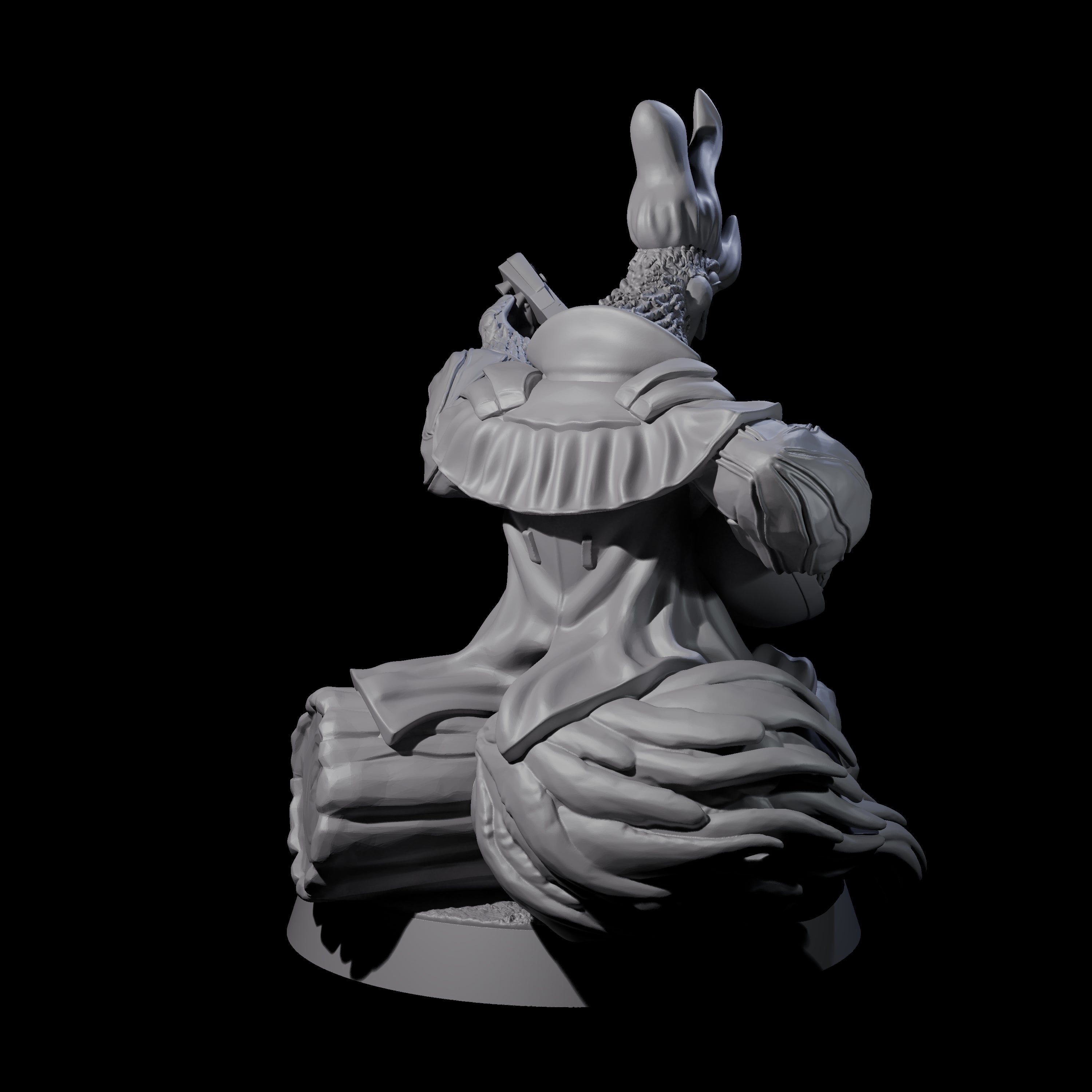 Chill Rooster Bard Miniature for Dungeons and Dragons, Pathfinder or other TTRPGs