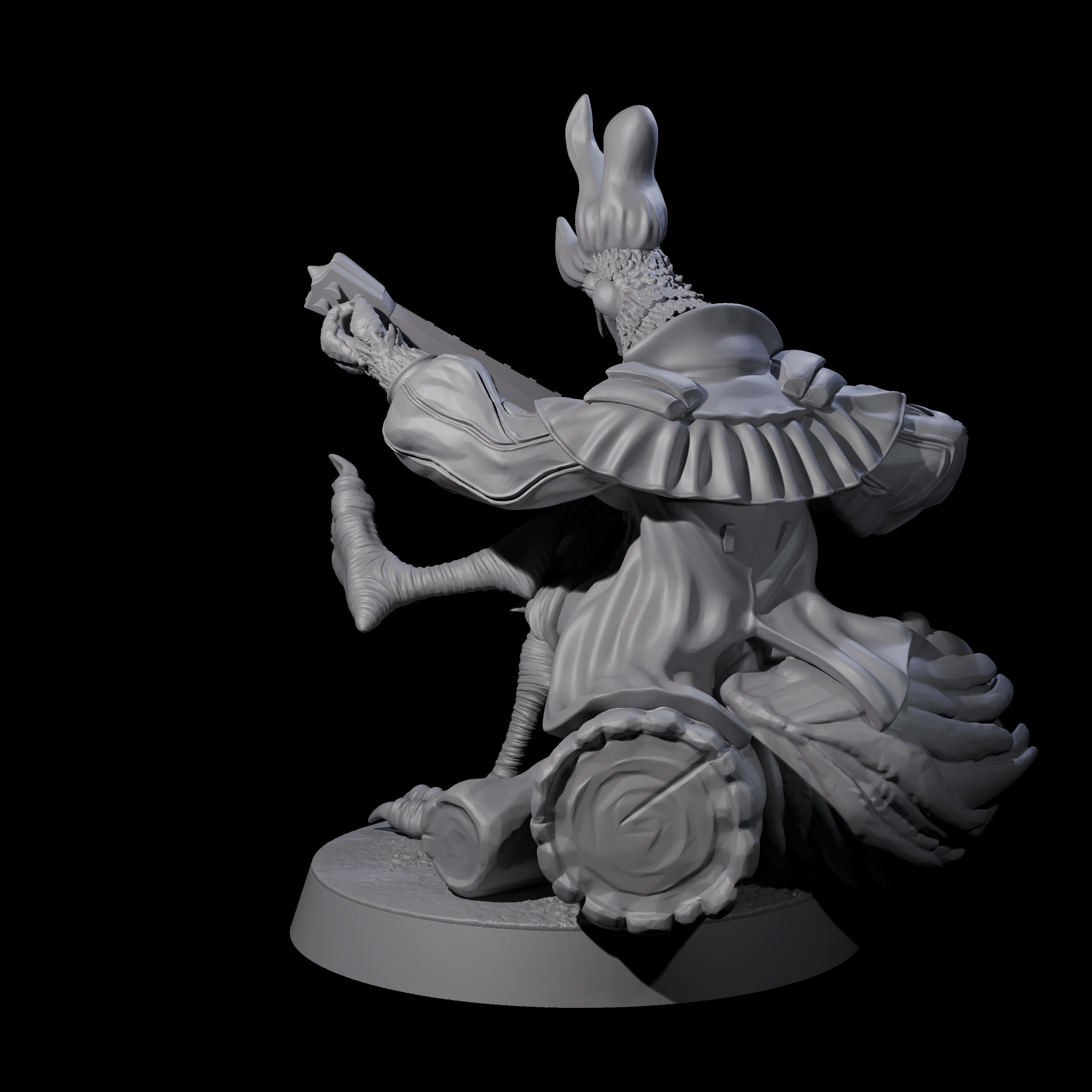 Chill Rooster Bard Miniature for Dungeons and Dragons, Pathfinder or other TTRPGs