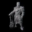 Chilled Dragon Guard Noble Miniature for Dungeons and Dragons, Pathfinder or other TTRPGs