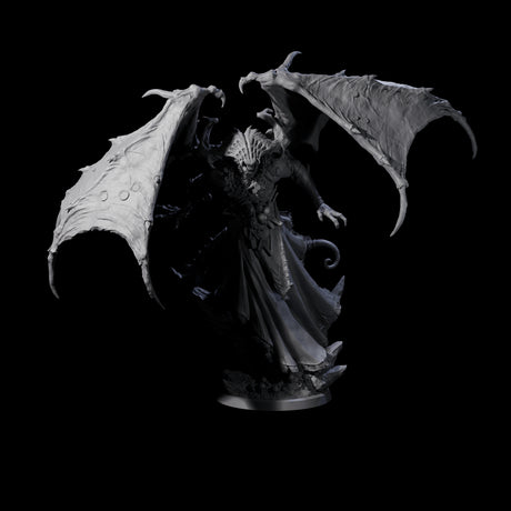 Chilling Nascent Demon Lord Miniature for Dungeons and Dragons, Pathfinder or other TTRPGs