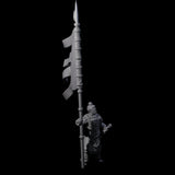 Chinese Brave Flagbearer Miniature for Dungeons and Dragons, Pathfinder or other TTRPGs