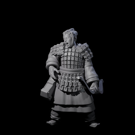 Chinese Dead Eye Terracotta Archer B Miniature for Dungeons and Dragons, Pathfinder or other TTRPGs