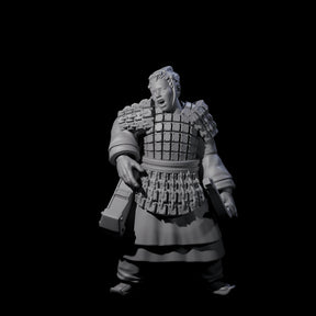 Chinese Dead Eye Terracotta Archer B Miniature for Dungeons and Dragons, Pathfinder or other TTRPGs